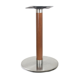 stainless steel table base, wood grain table base